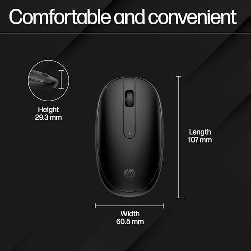 Mouse Hp 240 Bluetooth®, Lock On Com Conectividade Sem Fio B