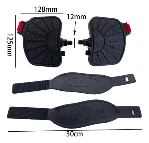 Correas De Pedal Para Bicicleta Para 1 O 2 Pulgadas