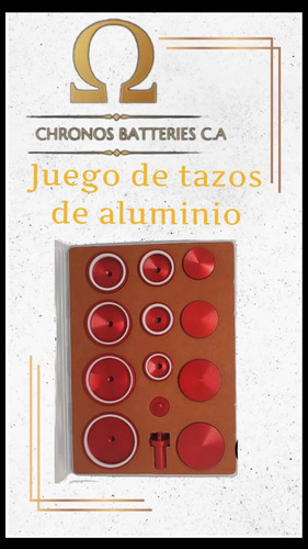 Juego De Tazos De Aluminio