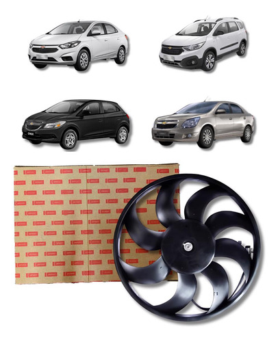 Ventoinha Onix Prisma Spin Cobalt Original Denso