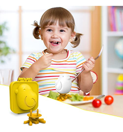 Molde Para Huevos Cocidos, Herramienta Tipo Kawaii Para Huev