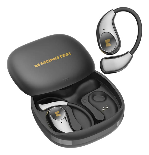 Fone de ouvido Sem Fio Monster Open-ear Fone Bluetooth 6.0 Estéreo Hi-fi,Tws, Ipx6, Enc, Suporta Chamadas De Voz, Compatível Android E Io...