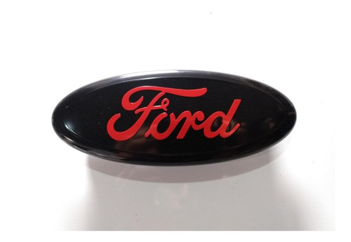 Emblema Grade F250 F350 F4000 2007 A 2019 Preto Com Vermelho