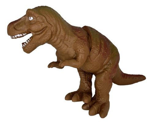 Dinosaurio De Goma - T-rex Marron