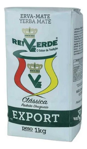 Yerba Rei Verde Clásica 1kg X 10 Unidades (10k) Envio Gratis