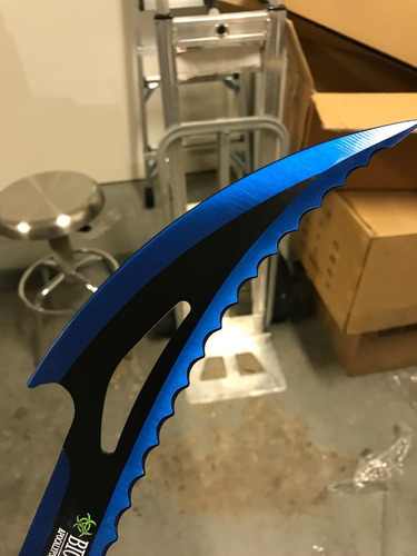 Machete Zombie 5 Colores A Escoger Katana Ninjato 102051 Color Azul