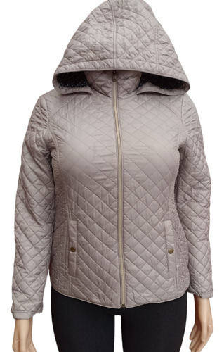 Parka Con Gorro Croft & Barrow  Mujer Talla L - Xl