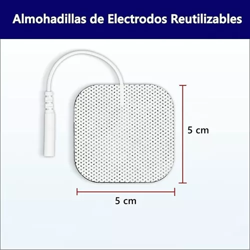 12 Electrodos Tens Ems Electroestimulador Repuesto