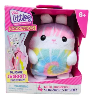 Real Littles Backpack Plushie Rabbit Conejito Shopkins