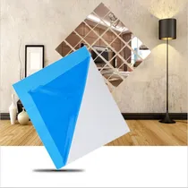 Comprar Vinilo Decorativo Espejo Pared Adhesivo Cuadrados X16 Unidad