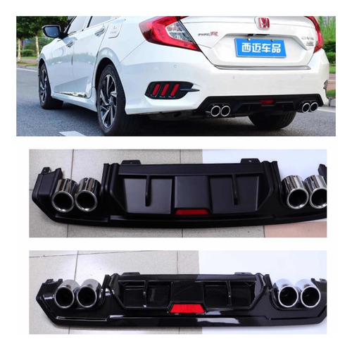 Difusor Esportivo Ponteiras Civic