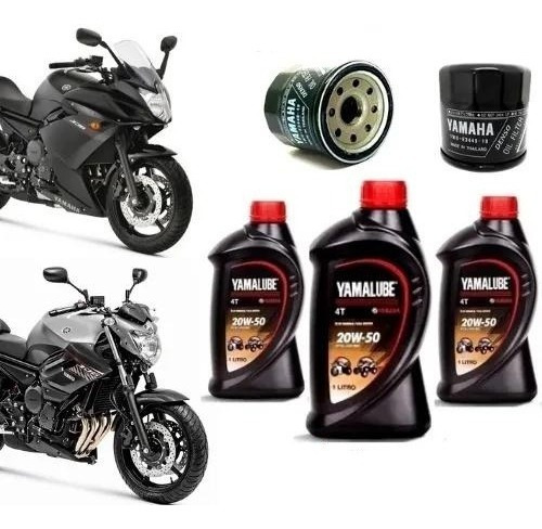 Kit Troca De Óleo Filtro Original Yamaha Xj6 Fz6 Envio Hoje!