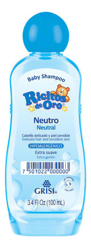  Shampoo Neutro Ricitos De Oro 100 Ml
