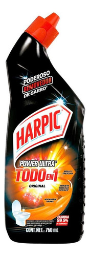 Limpiador De Baños Líquido Harpic Max Power 750ml