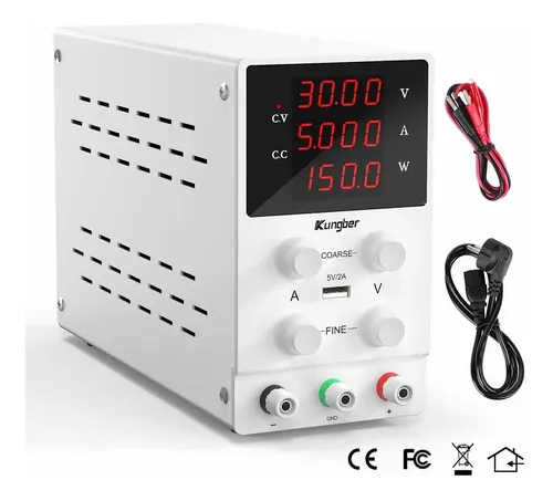 Dc Variable De La Fuente De Alimentación 30v 5a De Con...