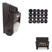 Comprar Porta Temperos E Condimentos E Porta Papel Toalha+12tubetes