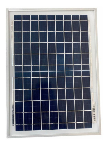 Placa Solar Para Cerca Elétrica Rural 10w P/ Eletrificador Cor Azul-escuro