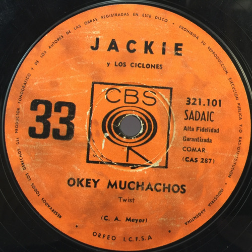 Jackie Y Los Ciclones - Limbo Rock - Okey Muchachos - Simple