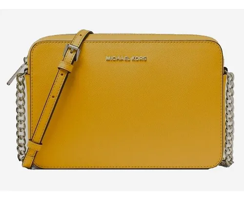 comprar Bolso Michael Kors Mk Crossbody \u002F Bandolera 100% Real = D Acabado De Los Herrajes Dorado Color Amarillo Correa De Hombro Amarillo Diseño De La Tela Monogram