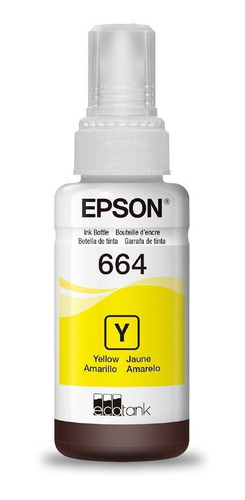 Refil Tinta Epson Amarelo T664420-al