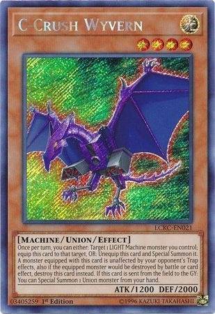 C-güiverno Compresor Secret Raro Yugioh