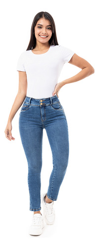 Pantalon Moda Denim Stretch Mujer Vietna