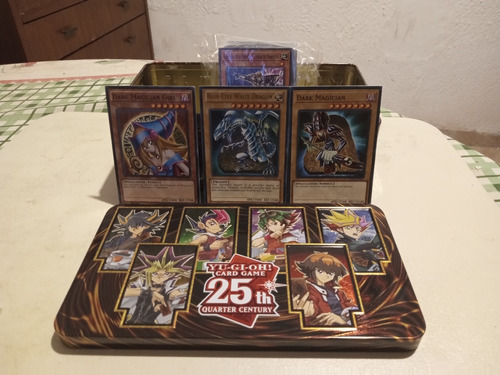 50 Cartas Nuevas Yugioh Español Maga + Blue Eyes +mago Lata