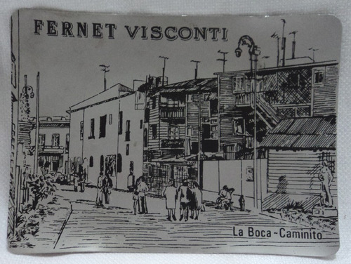 Antiguo Cenicero Fernet Visconti Publicidad Platito G6