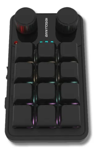 Amitosai Mini Teclado Bt Programable 3 Capas Led
