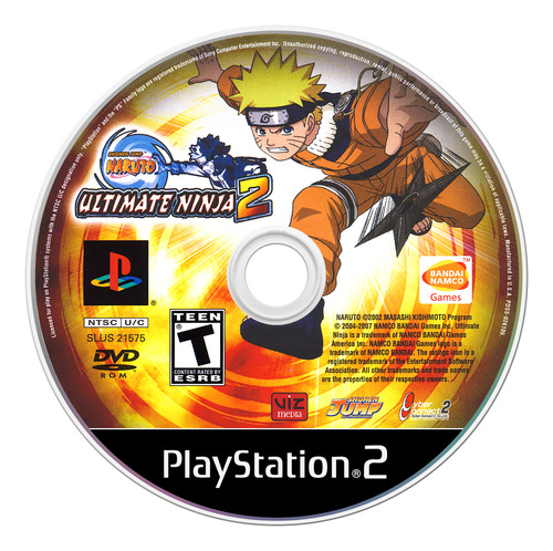 Jogo Naruto: Ultimate Ninja 2 - Ps2 Midia Fisica