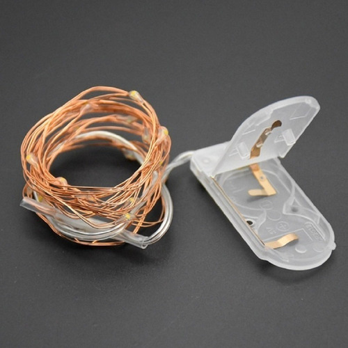 Extensión De Luces Micro Led De 2m X 15 Unid Luz Calida