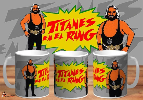 Taza Titanes En El Ring Martin Karadagian Retro Collectors