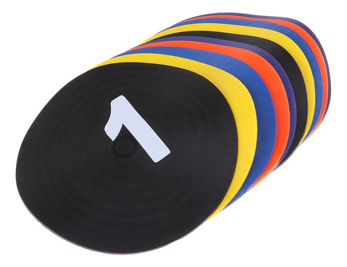 10 Piezas De Discos Multicolores Para Entrenamiento
