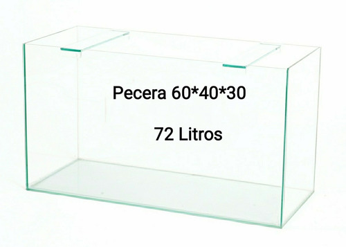 Pecera 60*40*30 72 Litros Acuario Aquariumba