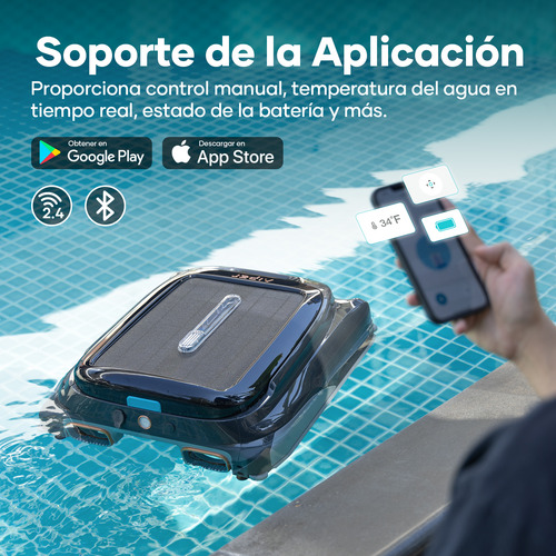 Robot Saca Ojas Automatico Aiper Surfer S1 Carga Solar