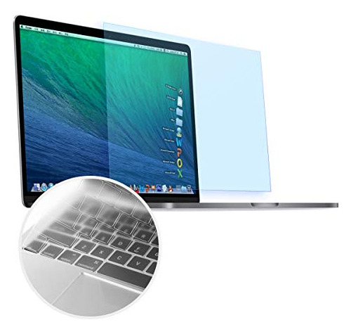 Para Macbook Pro 13 Protector De Pantalla 2020 Azul Fil...