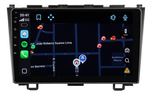 Multimidia Honda Crv 2007/2011 Android 14 2gb/64gb 9p