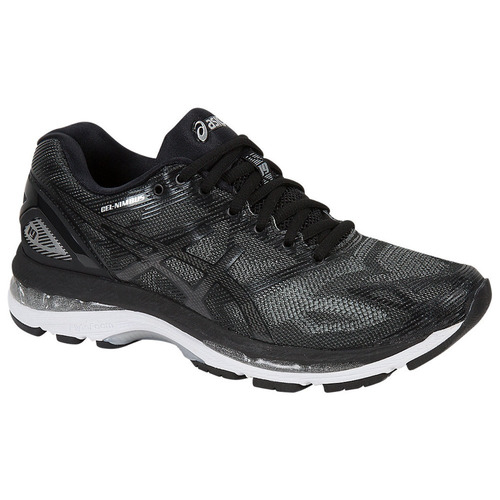 Tenis Asics Gel Nimbus 19 Negro Plata Correr Running