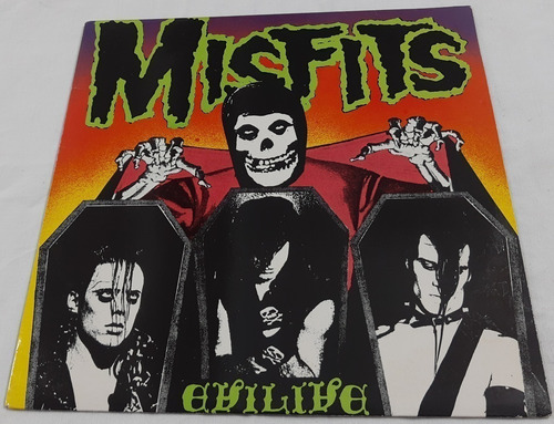 Misfits - Evilive Lp Usa 1ra Edicion Ramones Danzig Samhain