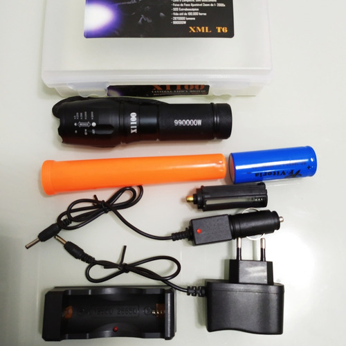 Nova Lanterna Tática Militar X1100 Led Superpotência