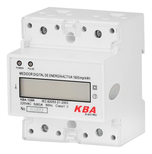 Medidor Electricidad Kba-109r Monofásico