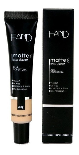 Base Liquida Matte Fand Makeup Cor 1,75 Resistente A Água