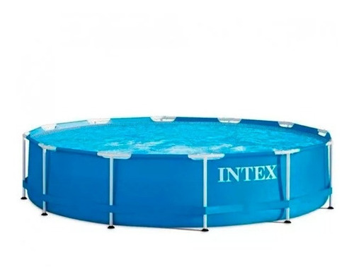 Pileta Estructural Intex Redonda Metal Frame 366x76cm 6503lt