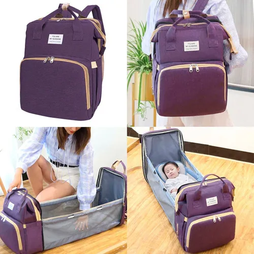 Mochila en modo cuna