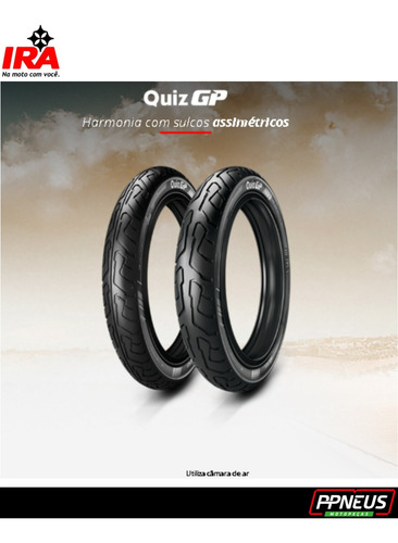 Pneus Ira 90 90 18 57p Tt + 275 17 47p Tt Dianteiro/traseiro