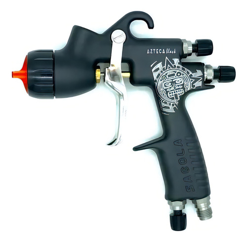 Pistola Gravedad Sagola Black Azteca 1.4mm Tech