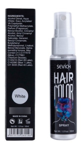 Kit Tinte Sevich  Hair Color Sevich hair color spray tono blanco para cabello