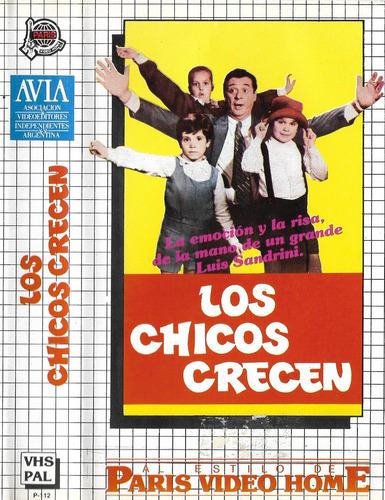 Los Chicos Crecen Vhs Luis Sandrini Marcelo Marcote 