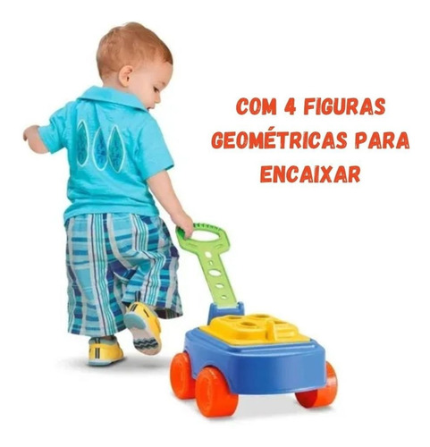 Imagem 3 de 6 de Carrinho Mipuxa Brinquedo Infantil Baby Land Cardoso