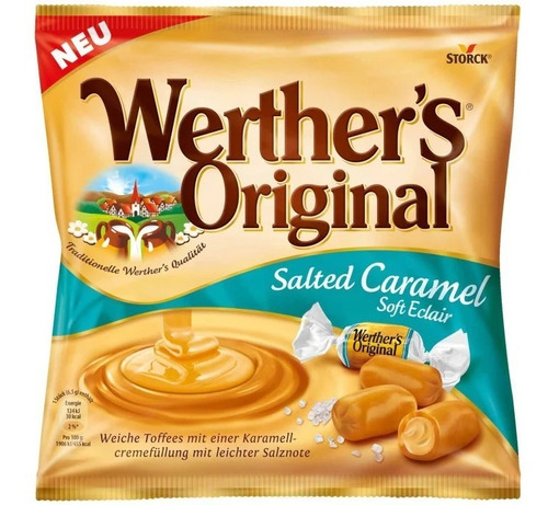 Caramelos Werther's Original Salted Caramel Créme Nuevo Imp.